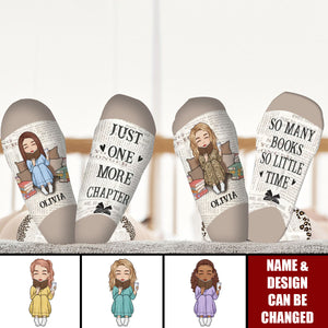 Custom Crew Socks - Personalized Bookish Gifts For Book Lovers