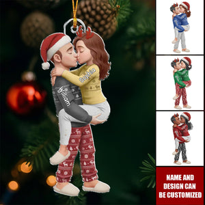 Christmas Gifts For Husband And Wife - Personalized Acrylic Ornament
