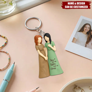 Soul Sister Friendship - Personalized Acrylic Keychain, Gifts For Bestie Best Friend