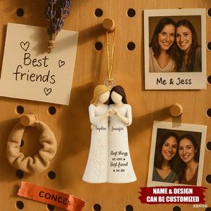 Soul Sister Friendship - Personalized Christmas Acrylic Ornament, Gifts For Bestie Best Friend