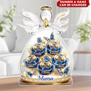 Acrylic Plaque - Personalized Mother's Day Gifts For Mom, Grandma - An Angel’s Embrace Of Love