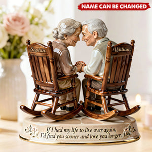 Growing Old Together - Personalized Gifts For Couple Acrylic Plaque