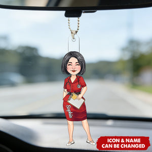For All That You Are - Personalized Nurse Car Ornament