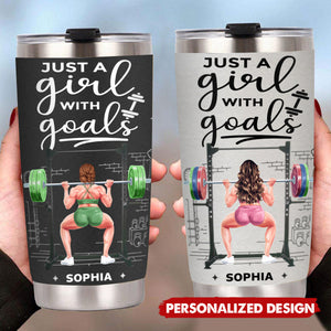 Fitness Workout Gym Motivational Gifts For Team, Her - Personalized Tumbler Cup