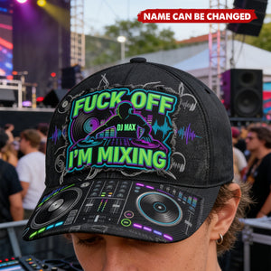 DJ Turntable Graphic Cap - Personalized Gift For Music Lovers