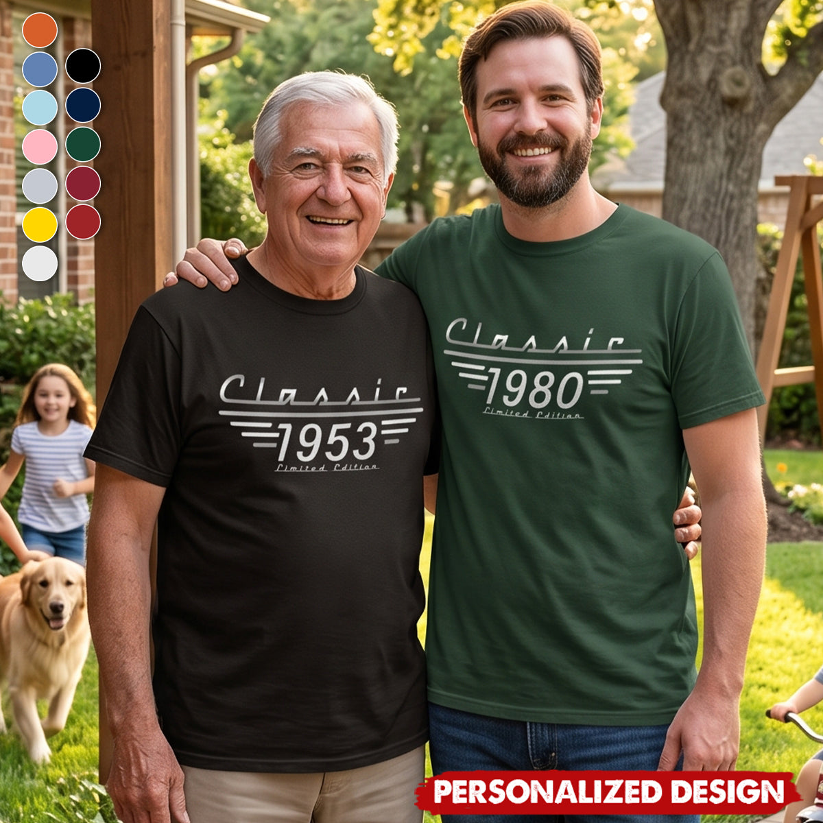 Father's Day Gifts, Classic Limited Edition - Personalized Shirt For Him, Dad, Husband, Grandpa
