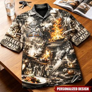 Kitchen Guru Custom Hawaiian Shirt – Personalized Gift For Cooking Chef
