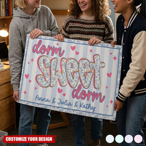 Dorm Sweet Dorm - Personalized Doormat