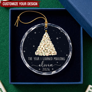 The Year I Learned Mahjong - Custom Mahjong Ornament