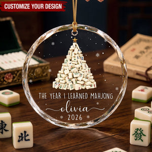 The Year I Learned Mahjong - Custom Mahjong Ornament