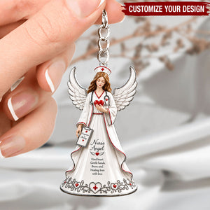 Personalized Nurse Keychain - Healthcare Worker Gift