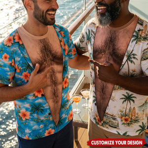 Custom Funny T-shirt - Personalized Summer Vacation And Travel Gifts For Men - Too Hot To Handle