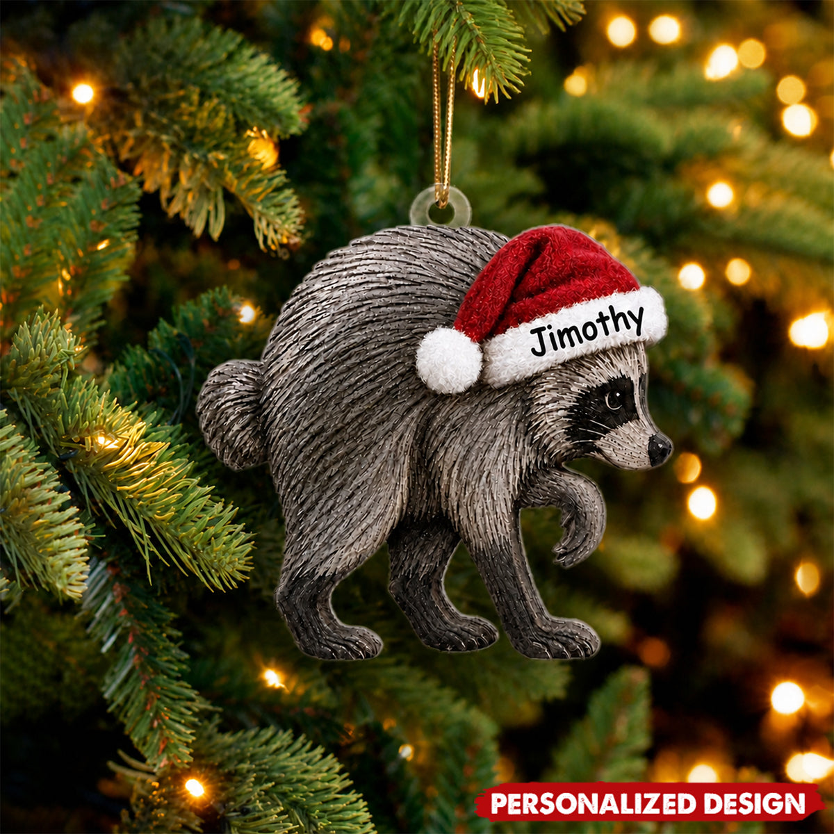 Trending Viral Jimothy Raccoon Acrylic Ornament - Trending 2026 Keep Sake