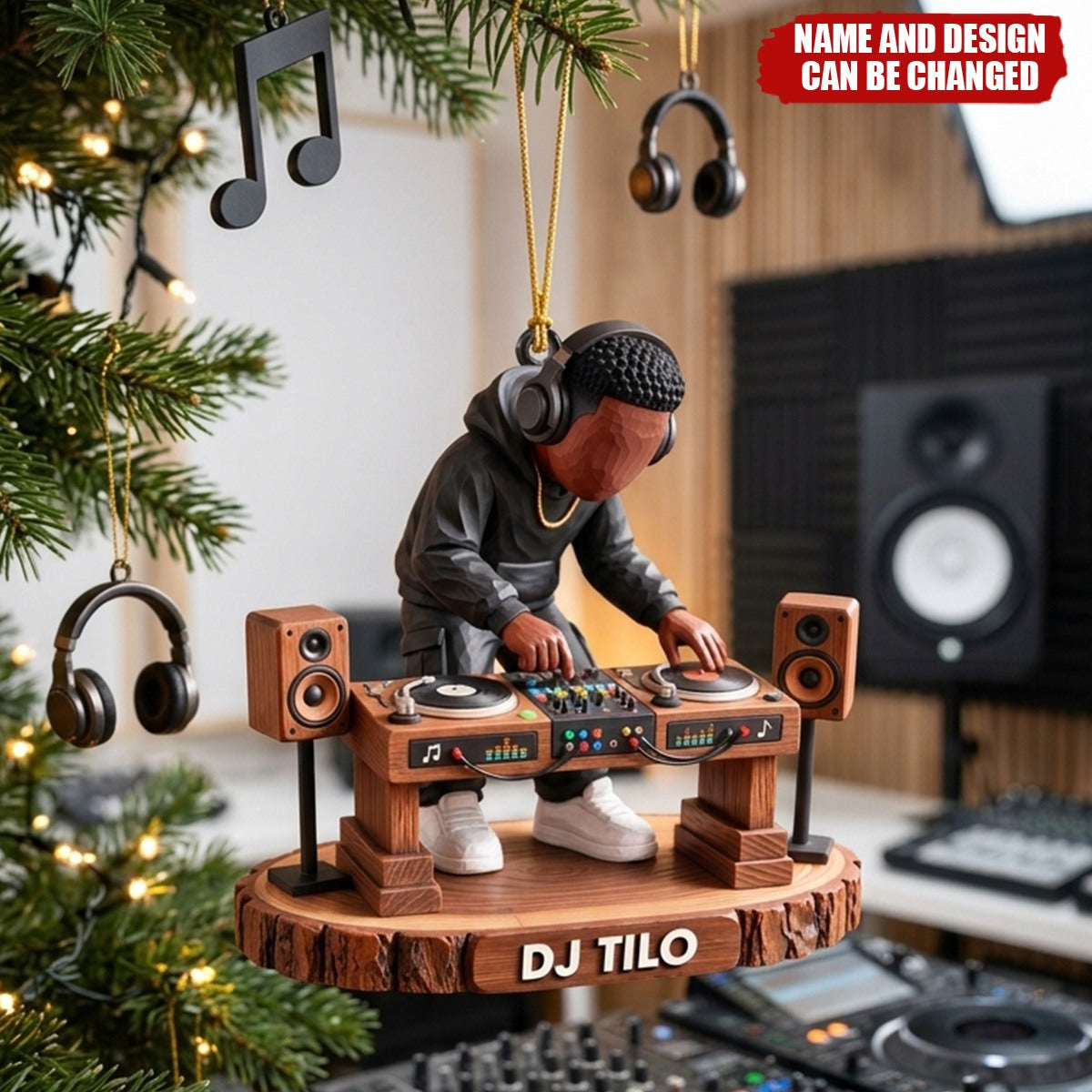 DJ Acrylic Ornament - Personalized Gifts For Christmas