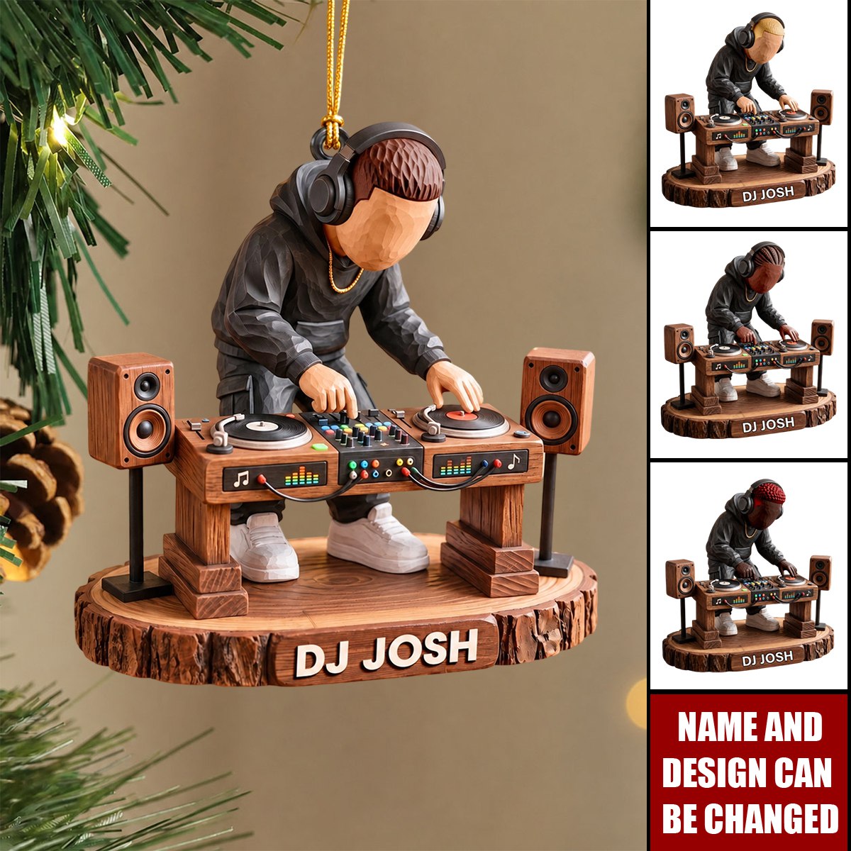DJ Acrylic Ornament - Personalized Gifts For Christmas