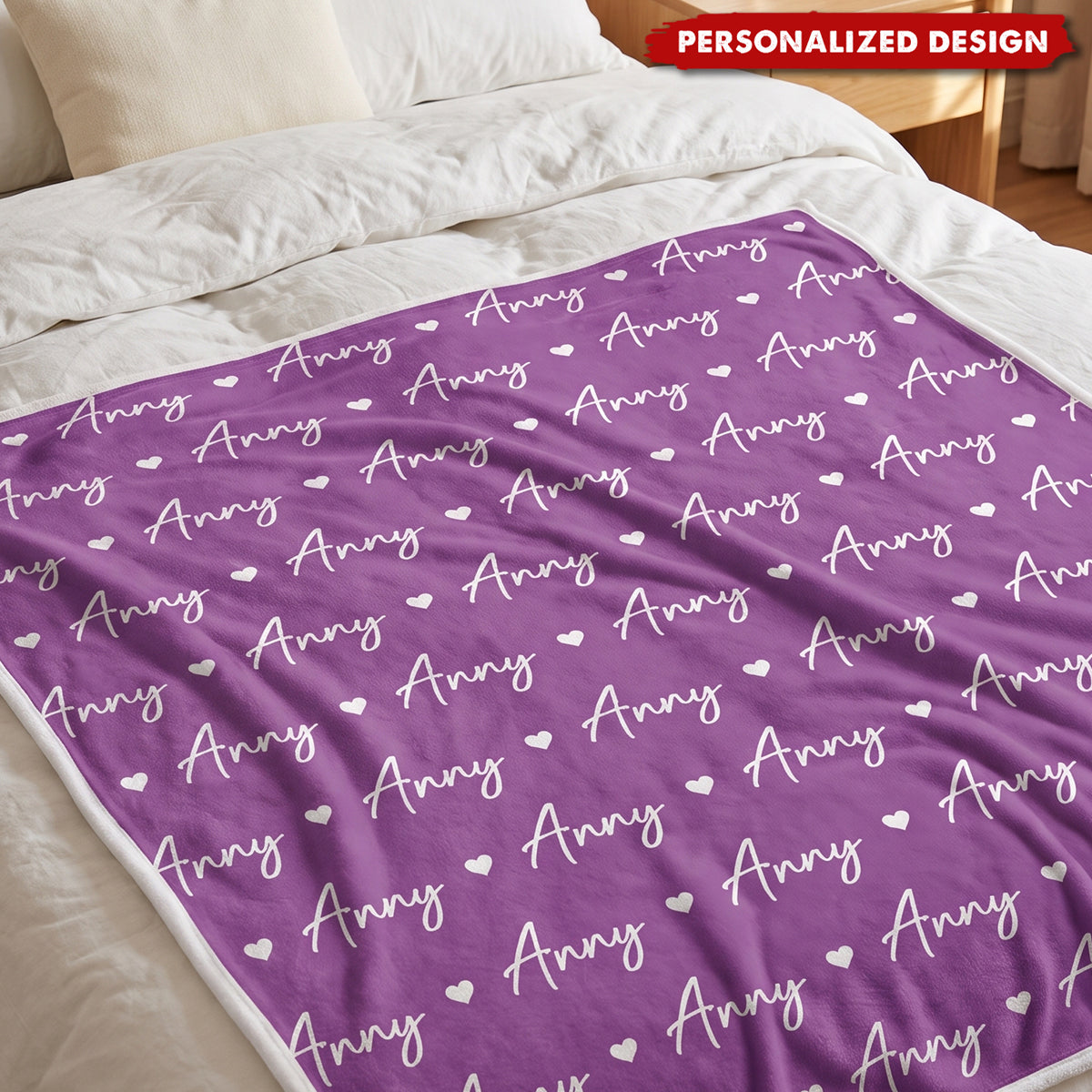 Custom Blanket - Personalized Birthday Gifts For Mom, Dad, Brother, Sister