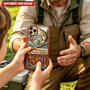Reel Cool Fishing Dad Phone Case - Personalized Gifts For Dads