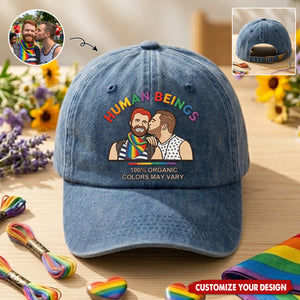 Forever Love Wash Cap - Custom Photo Gifts For LGBTQ+