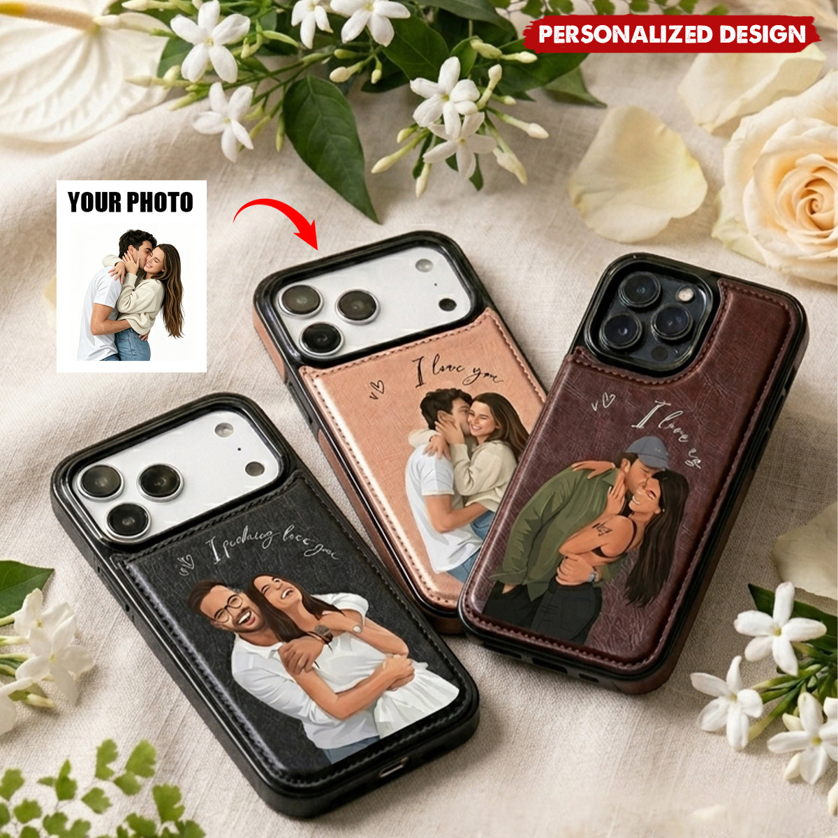 Turn Your Photo Into Art - For Him, Her Matching - Personalized Phone Case