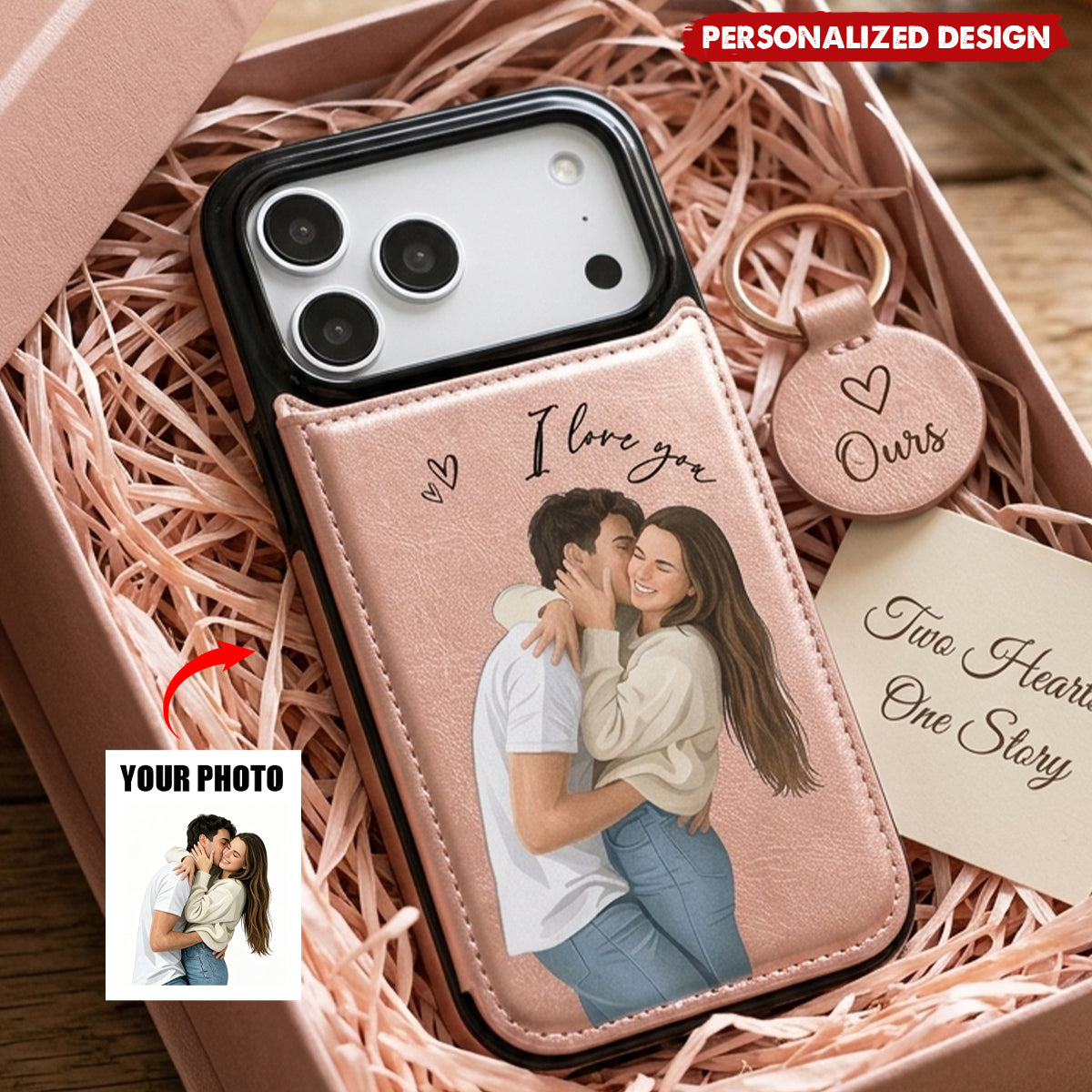 Turn Your Photo Into Art - For Him, Her Matching - Personalized Phone Case