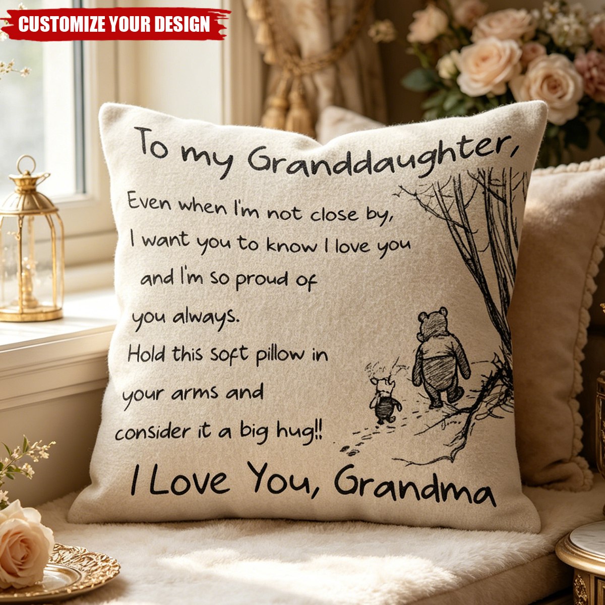 Even When I'm Not Close Gift For Kid - Personalized Pillow Cover