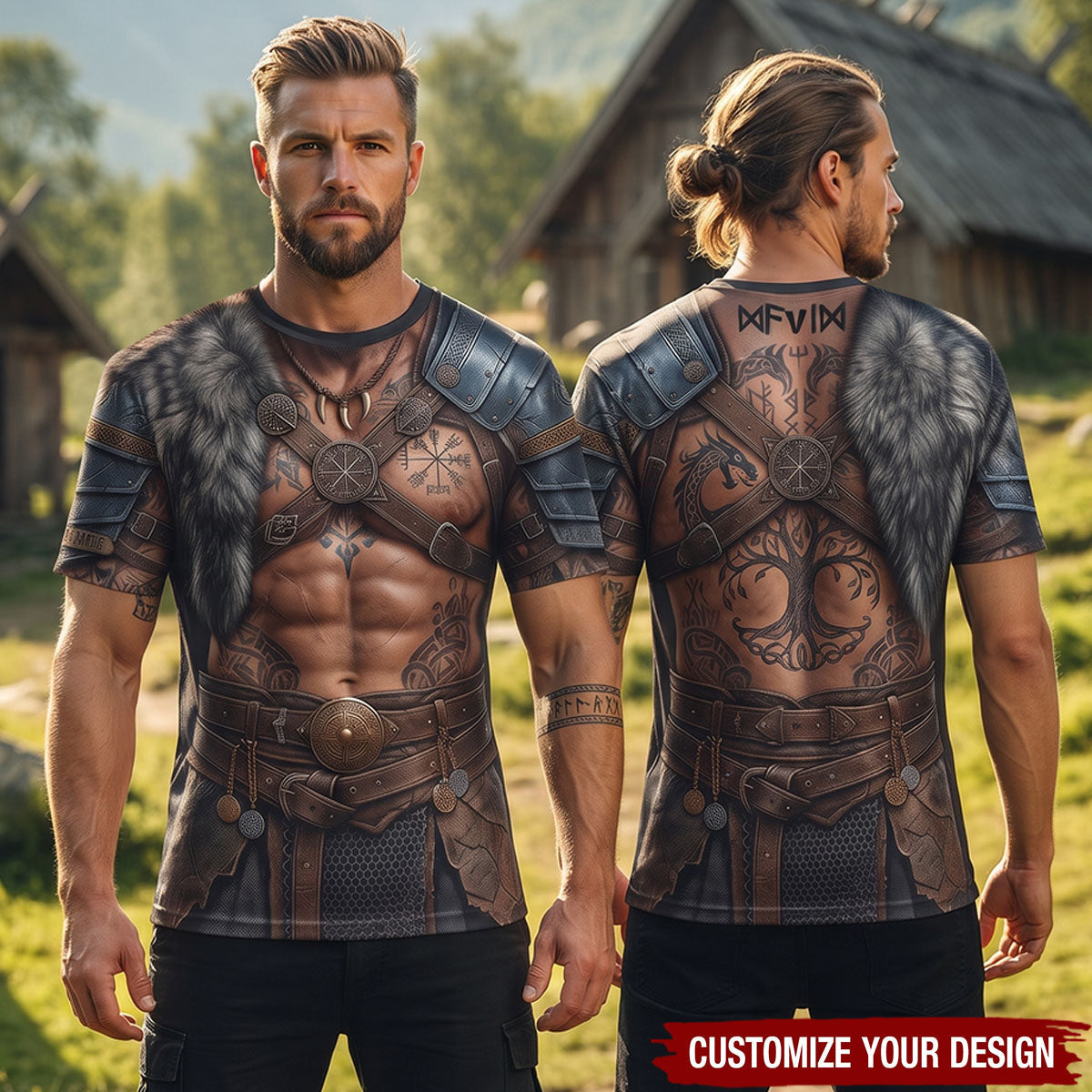 Viking Warrior Shirt - Personalized Gifts