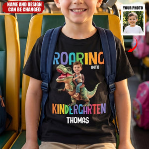 Back To School Custom Favorite Dino For Kids - Personalized Shirt