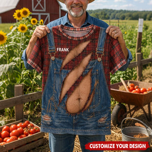 Farmer Funny Gift - Personalized Farmer All Over Shirt