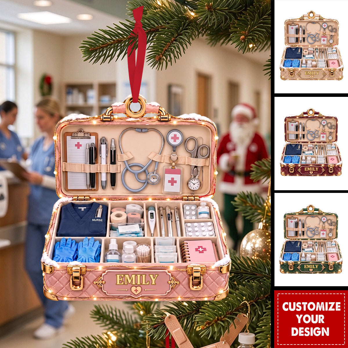 Nurse Christmas Ornament - Personalized Gifts for Christmas