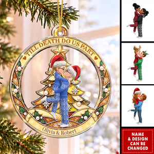 Christmas Gift For Couple - Personalized From Our First Kiss Ornament