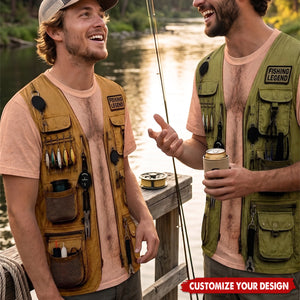 Custom Funny T-shirt - Personalized Birthday Fishing Gifts For Men, Fisherman - No Fish Can Resist This Look
