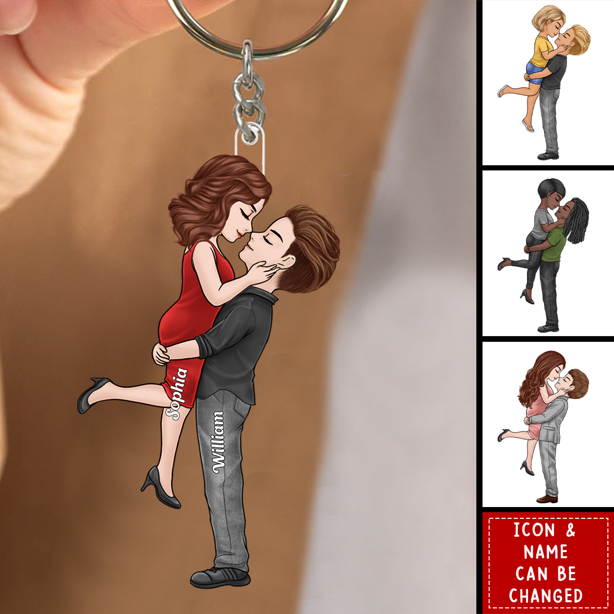 I Love You Every Day New Gifts For Her - Personalized Keychain