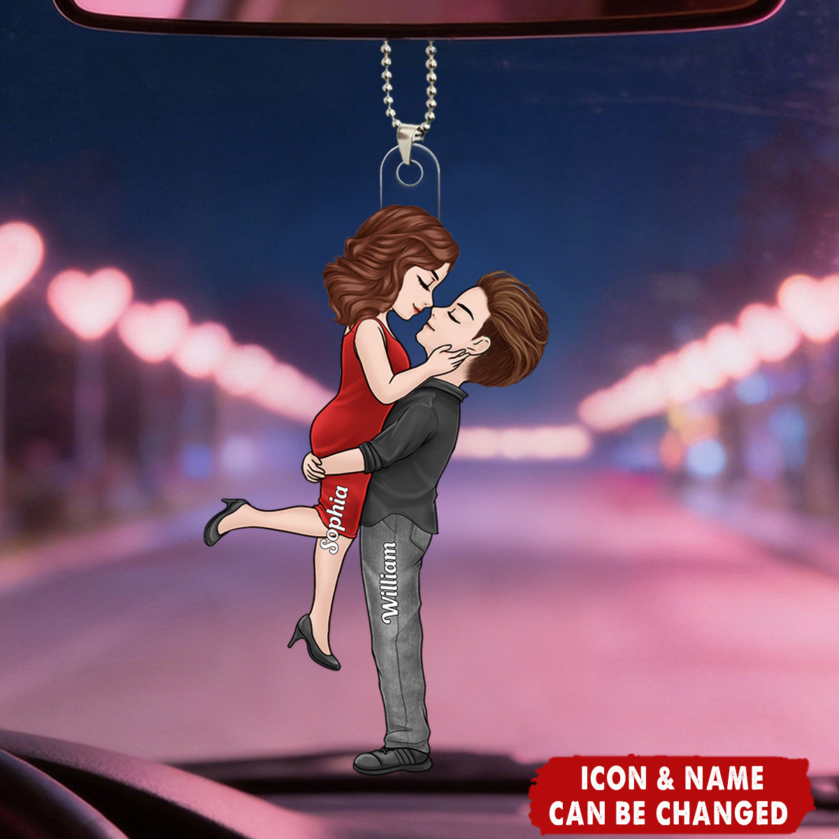 I Love You Every Day New Gifts For Her - Personalized Car Ornament