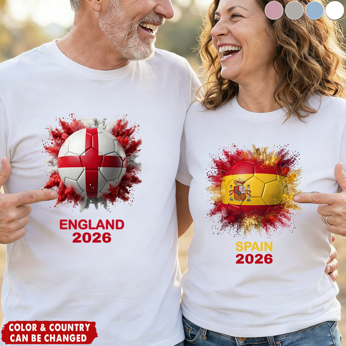 World Cup 2026, Custom Country Flags - Personalized Shirt
