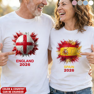 World Cup 2026, Custom Country Flags - Personalized Shirt
