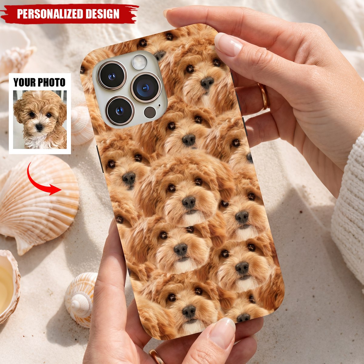 Custom Full Face Pet Photo Phone Case - Personlized Gift For Pet Lover