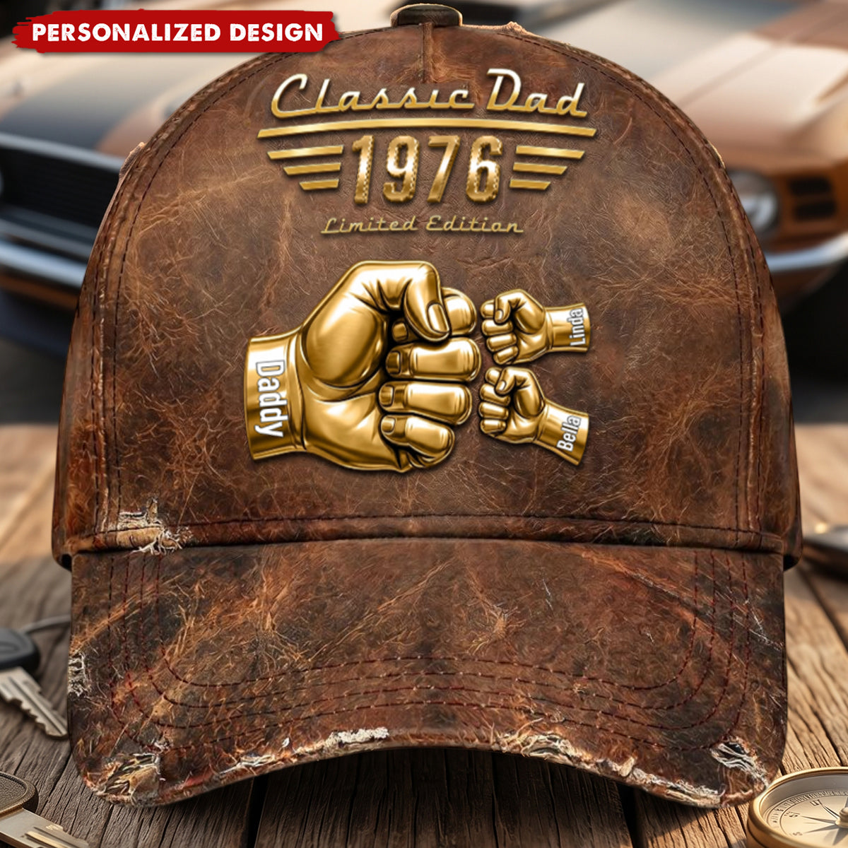Personalized Classic Dad Limited Edition Cap-  Father's Day Gift For Dad, Grandpa