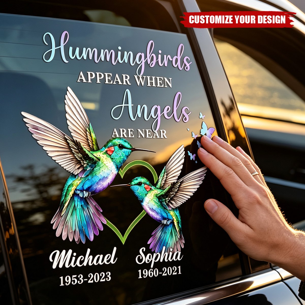 Your Love Still Walks Beside Us Every Day - Personalized Decal