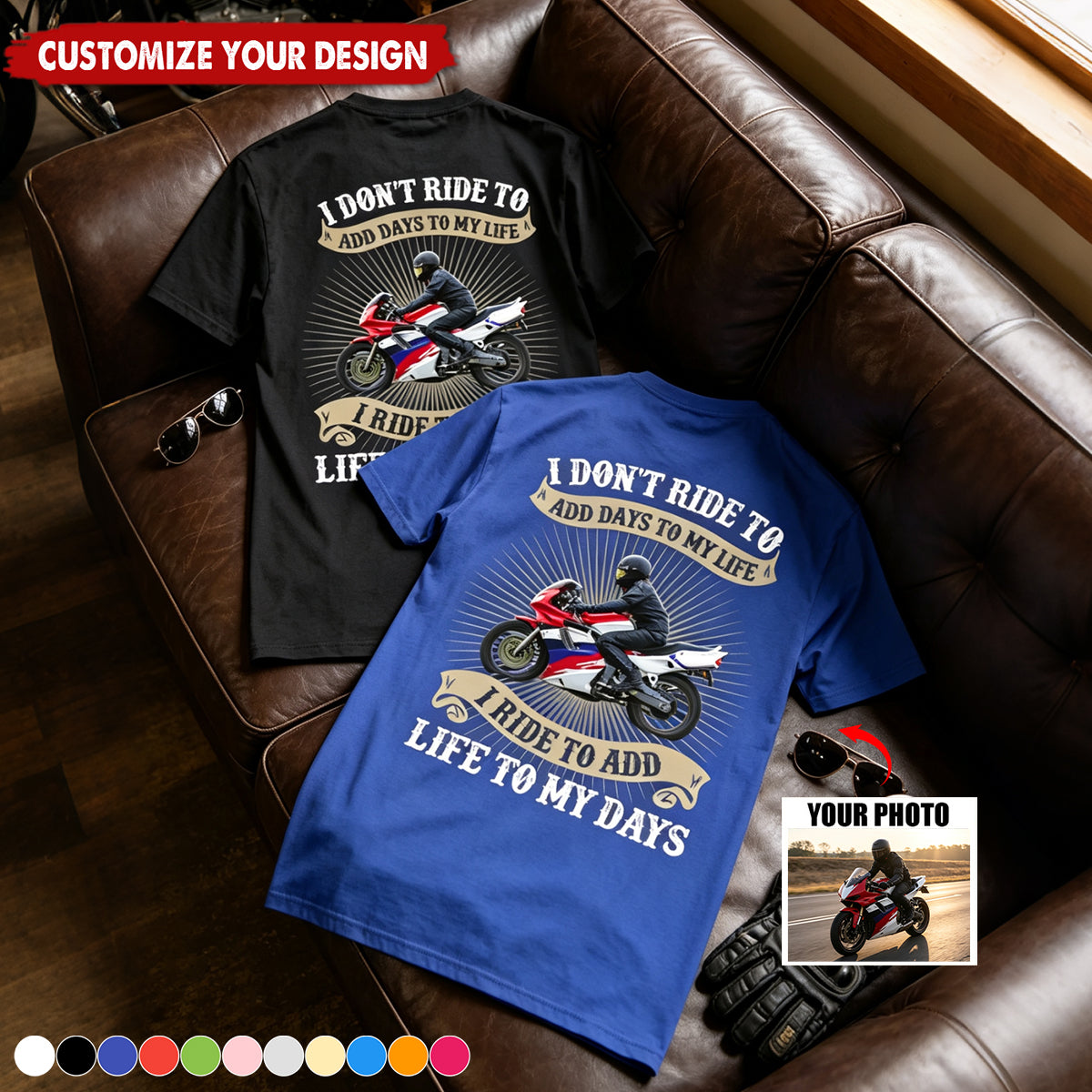 Goldwing Trike Motorcycle Personalized T-shirt, Cool Gift For Bikers, Motorcycle Lovers, Trike Rider Gift