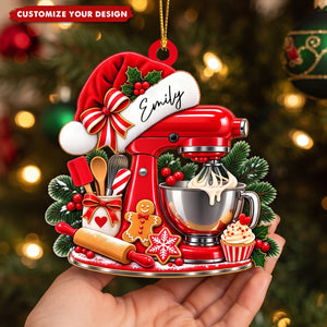 Just A Girl Who Loves Baking-Personalized Christmas Ornament