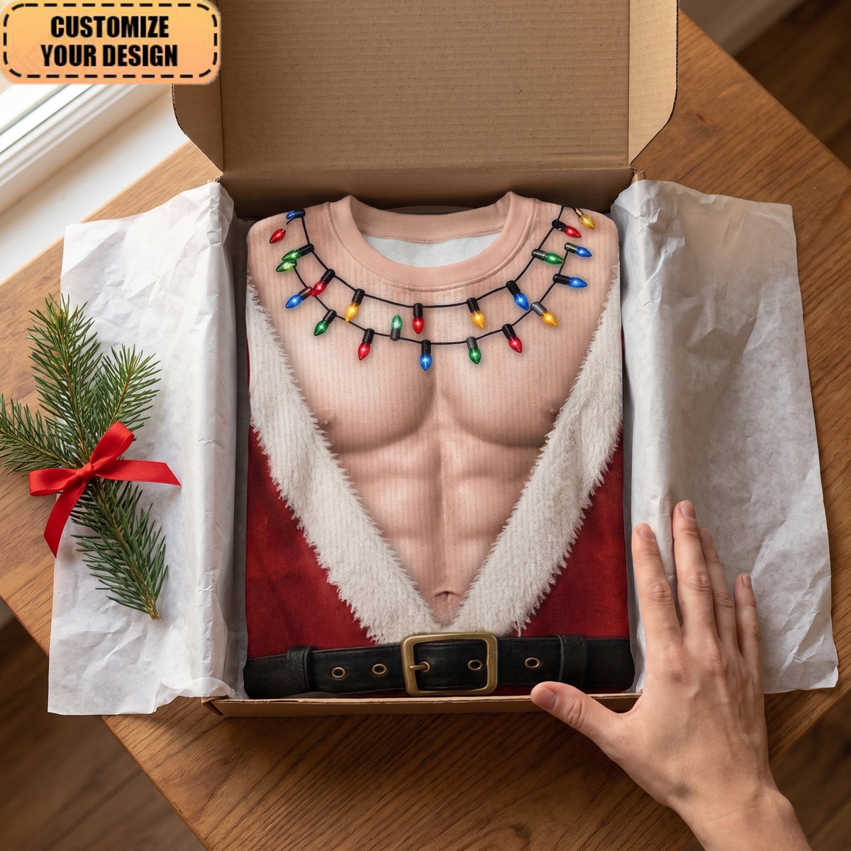 Custom Funny Ugly Sweater - Personalized Christmas Birthday Gift