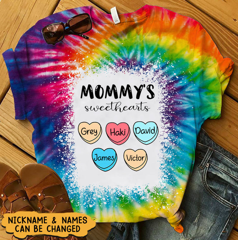 Grandma Mom's Sweet Heart Kids Personalized 3D T-shirt