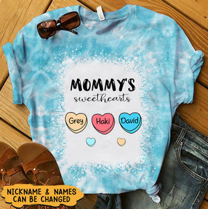 Grandma Mom's Sweet Heart Kids Personalized 3D T-shirt