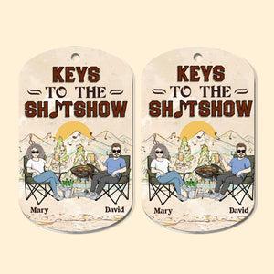 Keys To The Sh!tshow - Personalized Keychain