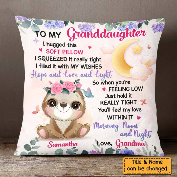 Gift For Granddaughter I Hugged This Soft Pillow