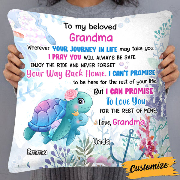 Gift For Granddaughter Daughter Wherever You Feel Overwhelmed Pillow