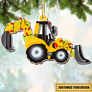 Gift For Child Construction Ornament