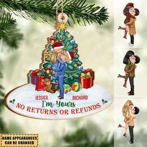 Christmas Gift For Couples by Occupation - Personalized Custom Shaped Wooden Ornament
