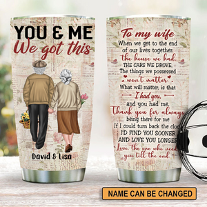 To my wife or husband, the best gift for each other - a personalized cup