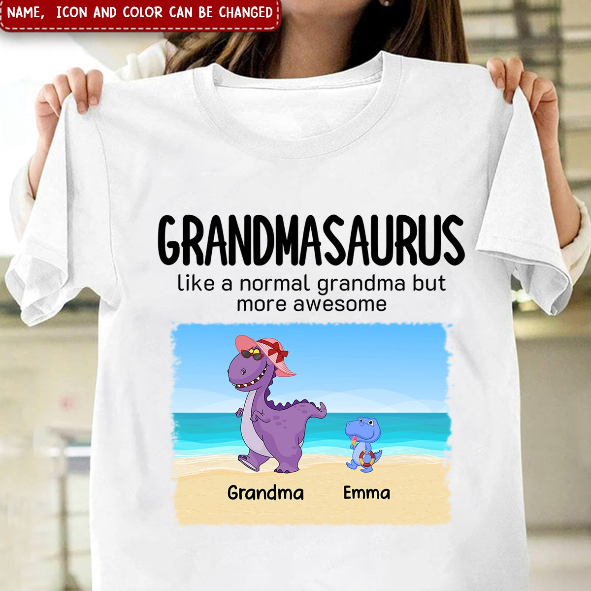 Personalized Like A Normal Grandma But More Awesome T-shirt